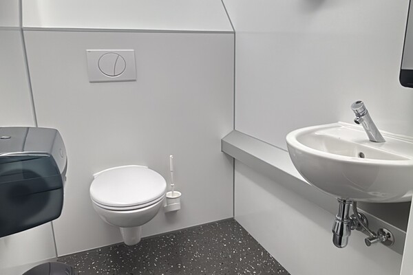 Toiletwagen 1-1-1 Wit Deluxe 