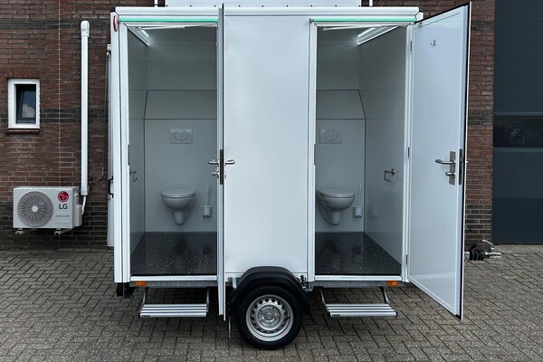 Toiletwagen 1-1-1 Wit Deluxe 