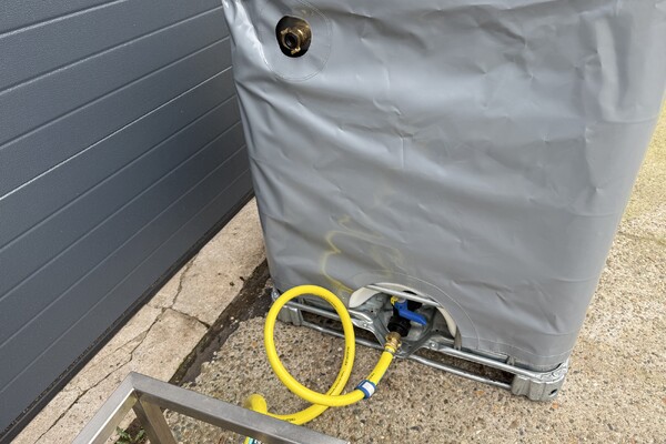 Buffervat 1000L + Hydrofoorpomp 