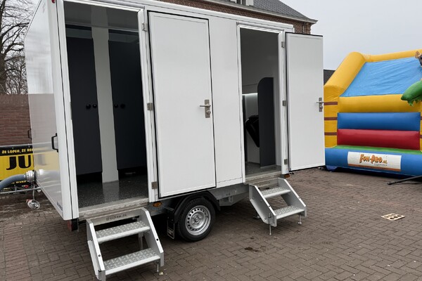 Toiletwagen 2-1-2 Wit Deluxe