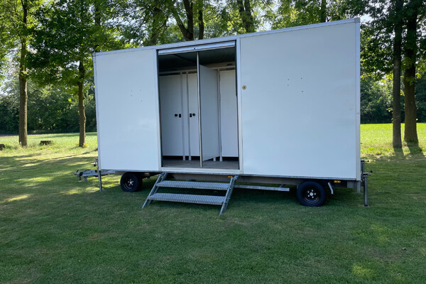 Toiletwagen 3-1-3 wit Deluxe