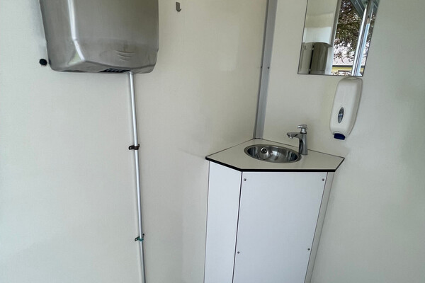 Toiletwagen 3-1-3 wit Deluxe