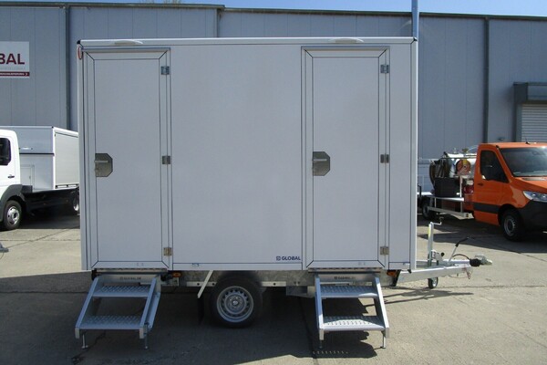Toiletwagen 2-1-2 Wit Deluxe